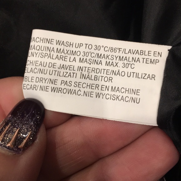 Winter puff jacket with sweater waist/hood w/fur - Picture 4 of 14